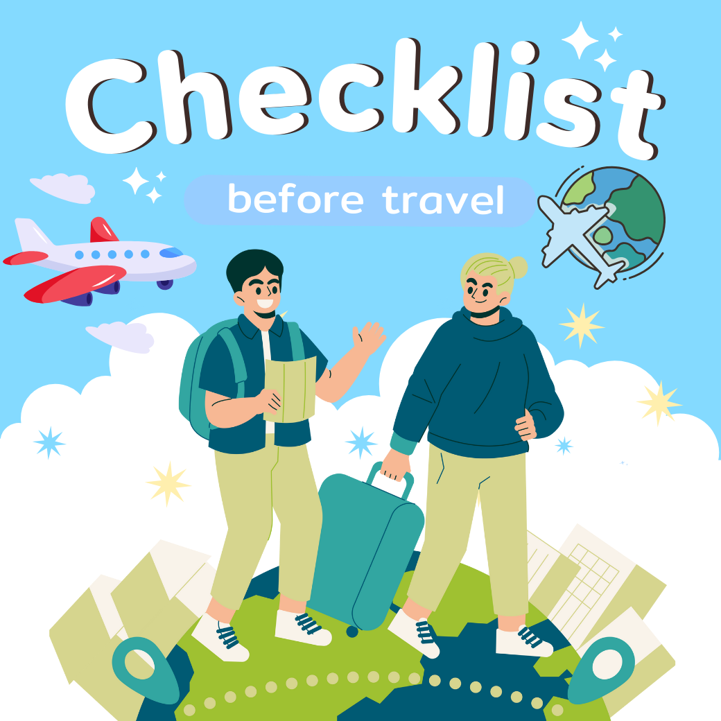 Travel Checklist เดินทางต่างประเทศ เตรียมของครบ จบในใบเดียว!